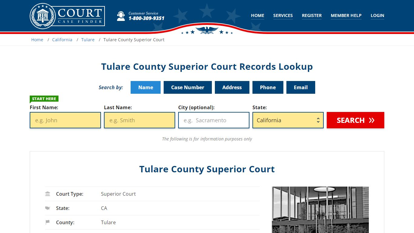 Tulare County Superior Court Records Lookup